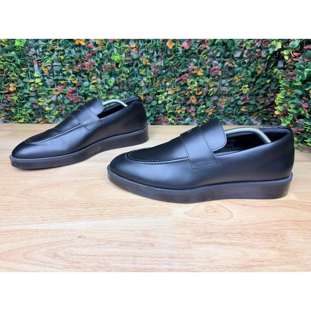 Wolf & Shepherd Crossover Closer Loafer Black Leather Mens 10.5 M UFT-0311-010